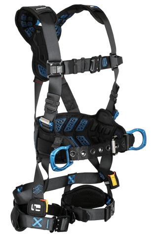 FT-One™ 3D Construction Belted Full Body Harness, Quick Connect Adjustments (8123BQC)