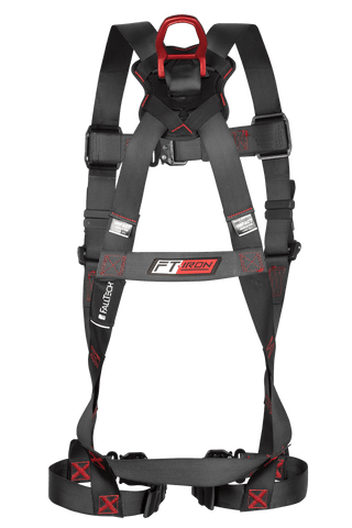 FT-Iron 1D Standard Non-Belted Full Body Harness, Quick Connect Buckle Leg Adjustment (8141)