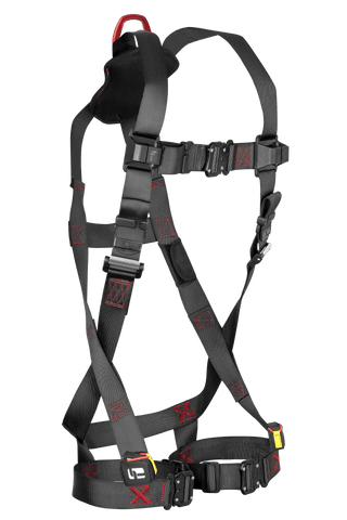 FT-Iron 1D Standard Non-Belted Full Body Harness, Quick Connect Buckle Leg Adjustment (8141)