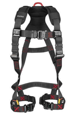 FT-Iron™ 1D Standard Non-Belted Full Body Harness, Quick Connect Buckle Leg Adjustment (8141B)