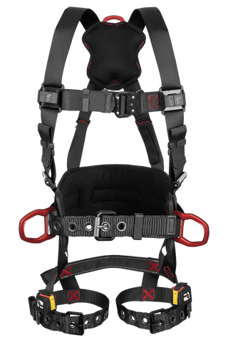 FT-Iron™ 3D Construction Belted Full Body Harness, Tongue Buckle Leg Adjustment (8144B)