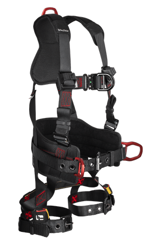 FT-Iron™ 4D Construction Climbing Full Body Harness, Tongue Buckle Leg Adjustments (8144FD)