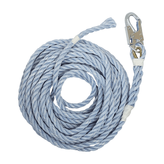 50' Construction-grade Vertical Lifeline with Back-spliced End (8149)