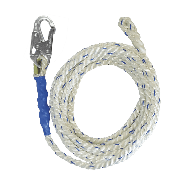 150' Premium Polyester Blend Vertical Lifeline with Back-spliced End (81505)