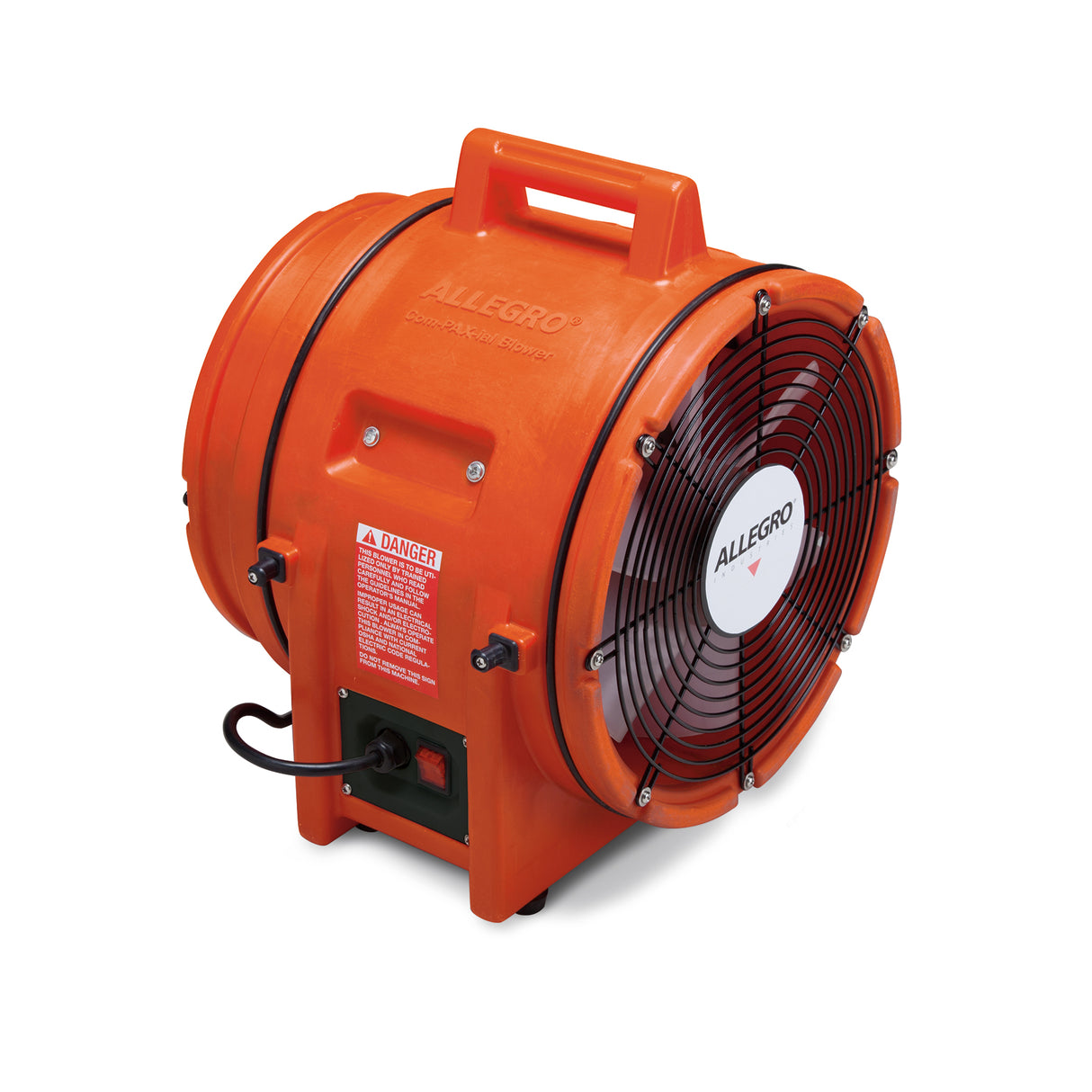 12″ Axial AC Plastic Blower (220V AC/50 Hz). Does NOT meet CSA C22.2 No. 113 requirements. (9543-E)