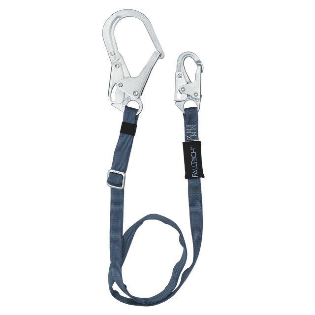 4' to 6' Adjustable Length Restraint Lanyard with Steel Connectors (82093)