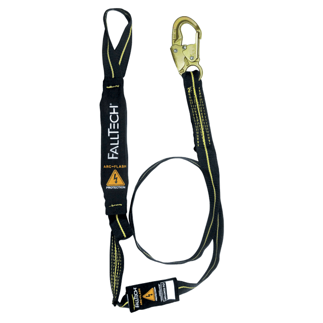 6' Arc Flash Energy Absorbing Lanyard, Single-leg with Choke-loop with Steel Snap Hook (8242L)