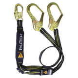 6' Arc Flash Energy Absorbing Lanyard, Double-leg with Steel Connectors (8242Y3AF)