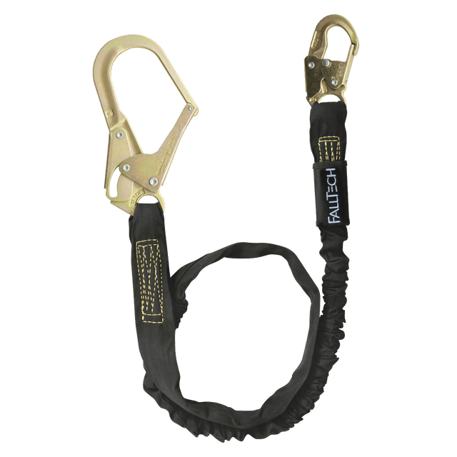 6' WeldTech® Nomex® Energy Absorbing Lanyard, Single-leg with Steel Connectors (82433)