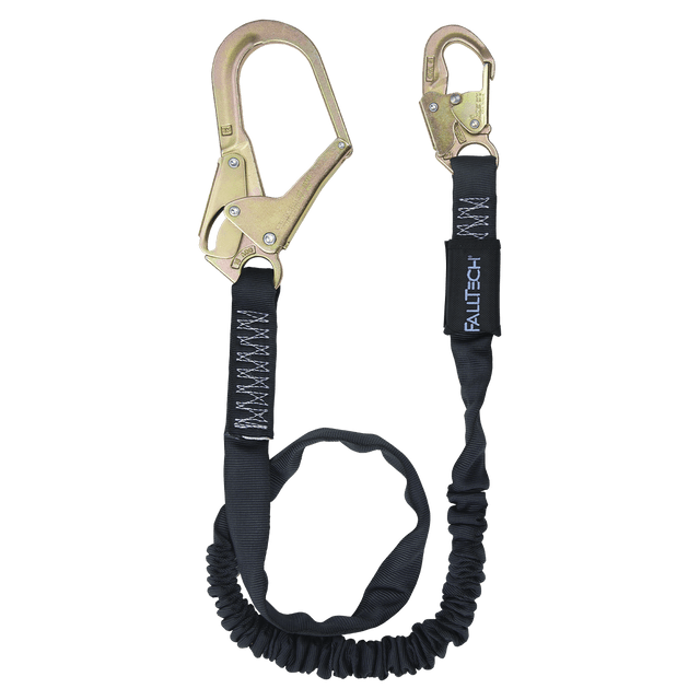 6' Heavyweight® Energy Absorbing Lanyard, Single-leg with Steel Connectors (82463)