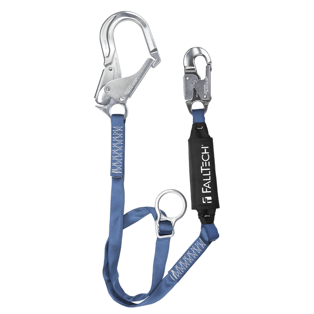 6' ViewPack® Tie-back Energy Absorbing Lanyard, Single-leg with Aluminum Connectors (825623A)