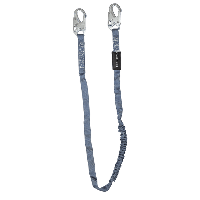 6' Internal Energy Absorbing Lanyard, Single-leg with Steel Snap Hooks (8259)