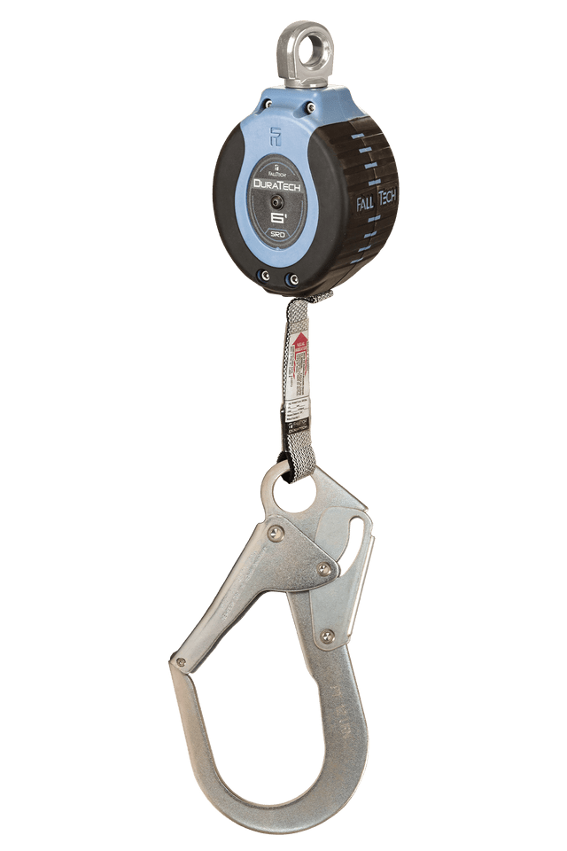 6' DuraTech® Personal SRL with Aluminum Rebar Hook, Includes Steel Dorsal Connecting Carabiner (82706SB5)