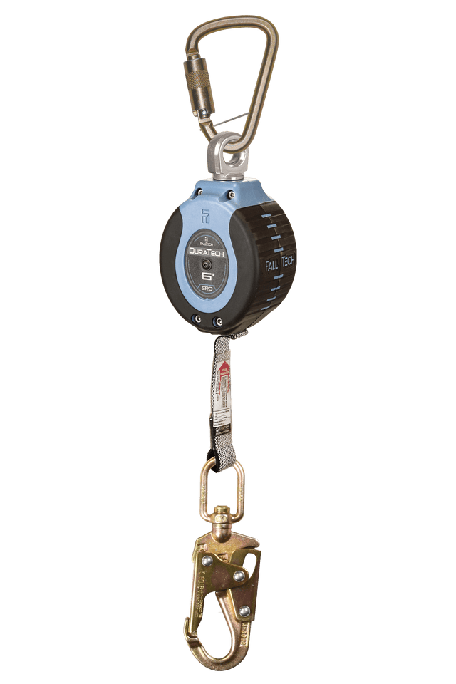 6' DuraTech® Personal SRL with Steel Swivel Snap Hook, Includes Steel Dorsal Connecting Carabiner (82706SB2)