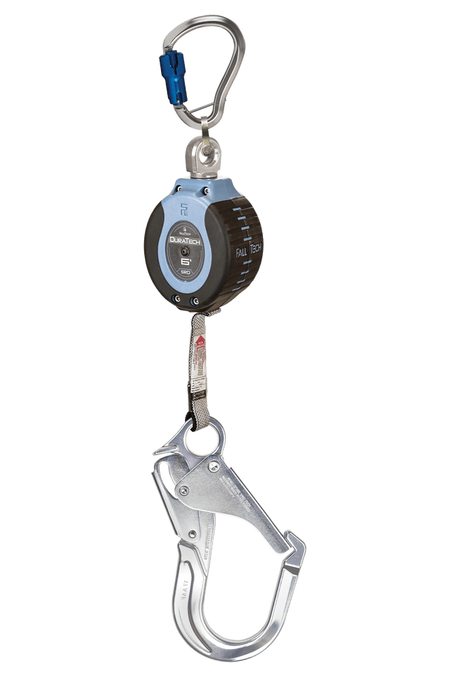 6' DuraTech® Personal SRL with Aluminum Rebar Hook, Includes Aluminum Dorsal Connecting Carabiner (82706SG5)