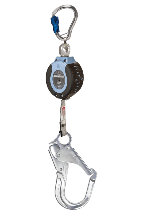 6' DuraTech® Personal SRL with Aluminum Rebar Hook, Includes Aluminum Dorsal Connecting Carabiner (82706SG5)