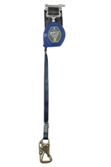 8' FT-X™ EdgeCore™ Tie-Back Class 2 Leading Edge Personal SRL-P, Single-leg with Steel 5k Snap Hook (84108SP8S)