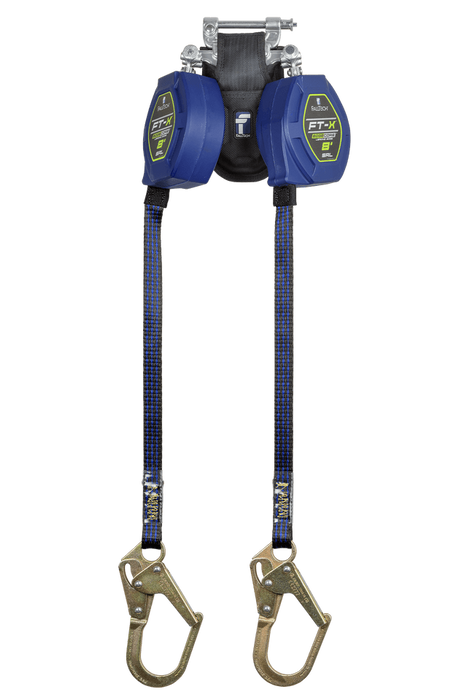 8' FT-X™ EdgeCore™ Class 2 Leading Edge Personal SRL-P, Twin-leg with Steel Mini Rebar Hooks with SpeedLink™ (84108TP0)