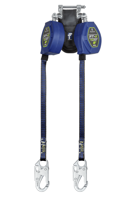 8' FT-X™ EdgeCore™ Class 2 Leading Edge Personal SRL-P, Twin-leg with Steel Snap Hooks with SpeedLink™ (84108TP1)