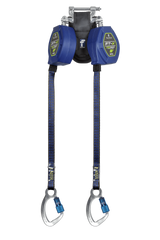 8' FT-X™ EdgeCore™ Class 2 Leading Edge Personal SRL-P, Twin-leg with Aluminum CE Carabiners with SpeedLink™ (84108TP6)