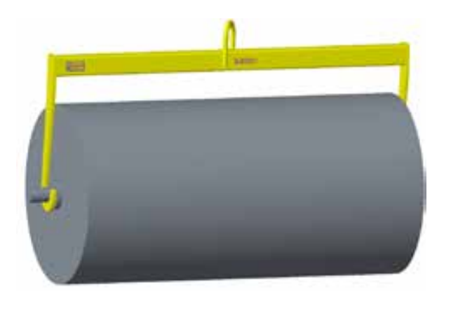 6,000 lbs 36" Roll Lifting Beam 22" - 76" Inside Length (20785)