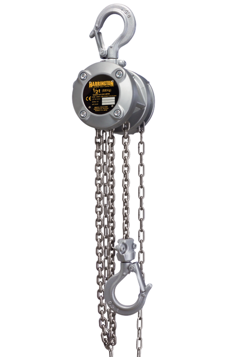 1/2 ton x 10' Harrington CX Mini Hand Chain Hoist