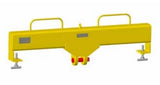 15,000 lbs Sgl Hook Forklift Beam Inside Hook Mount (17000)
