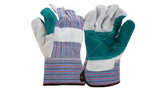 Leather Double Palm Safety Cuff Large (GL1006WL) Per 1
