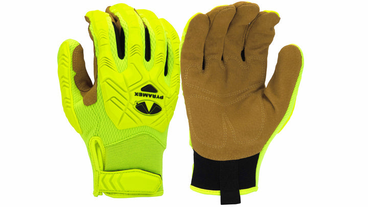 Gloves TPR Leather Palm Hook&Loop X3 (GL202HTX3) Per 1