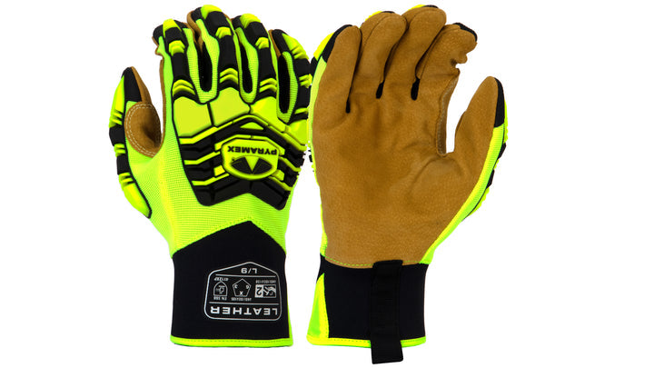 Gloves High Impact TPR Leather Palm Small (GL805HTS) Per 1