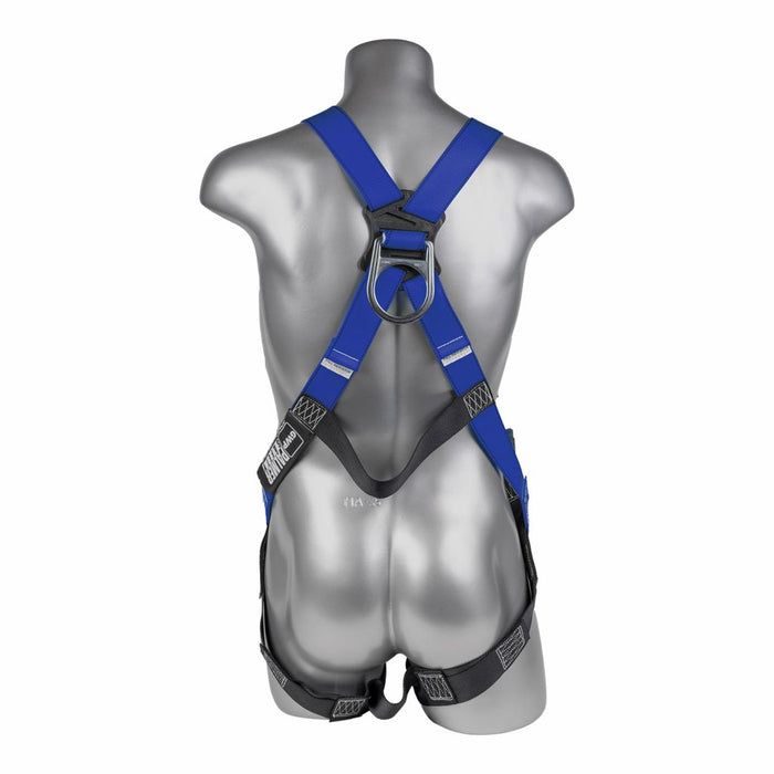 HARNESS 5PT., PASS-THRU LEGS, BACK D-RING, BLUE COLOR