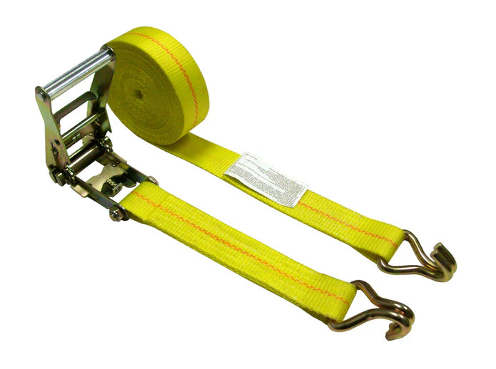 2" x 30' Ratchet Strap with Wire Hooks