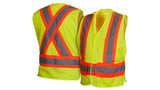 Lime Hi-Vis Lime Vest with Contrasting Reflective Tape - Size Medium (RCA2710M) Per 1