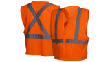 Orange Hi-Vis Orange Vest with Reflective Tape - Size Extra Large (RCZ2120XL) Per 1