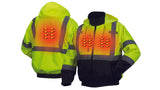 Lime Hi-Vis Lime Bomber Jacket - Heated - Size 5X Large (RJ3110HX5) Per 1