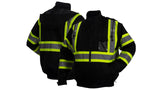Black Bomber Jacket - Black - XL (RJ3711XL) Per 1