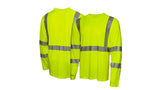 Lime Lng Slv Pullover Shirt ANSI - Lime - X5 (RLP110X5) Per 5