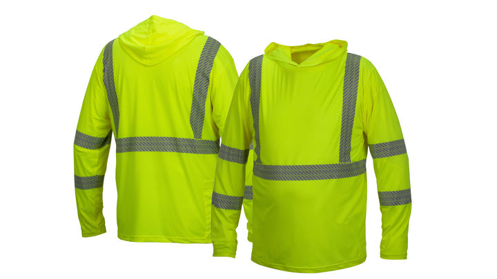 Lime Long Sleeve Pullover Hoodie- ANSI - Lime - X4 (RLPH110X4) Per 5