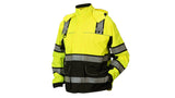 Lime Class 3 parka with fleece inner jacket in lime  - 3X (RPB3810X3) Per 1