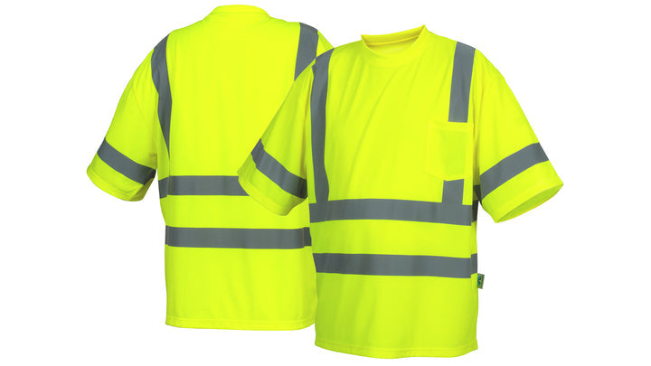 Lime Hi-Vis Lime - Class 3 T-shirt - Size 5X Large (RTS3410X5) Per 5