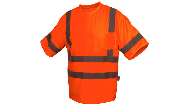Orange Hi-Vis Orange - Class 3 T-shirt - Size Large (RTS3420L) Per 5
