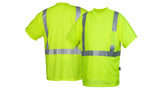 Lime Short sleeve lime heat sealed t-shirt - size large (RTSHS2110L) Per 1