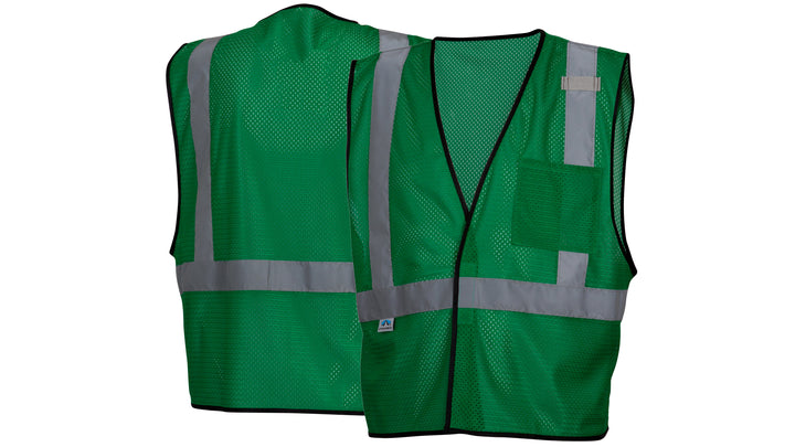 Green Green Vest- Enhanced Visibility w/Reflect 2XL/3XL (RV1235X2-X3) Per 5