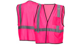 Pink Pink Vest- Enhanced Visibility w/Reflect Small/Med (RV1270S-M) Per 5