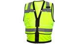 Lime/Black Hi-Vis Lime with Black Trim and Zipper - Size Large (RVZ2810L) Per 5