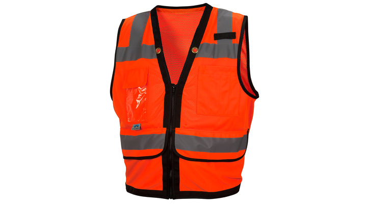 Orange/Black Hi-Vis Orange with Black Trim and Zipper - Size 3X Large (RVZ2820X3) Per 5