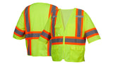 Lime Class 3 Mesh Surveyor - Lime - Small (RVZ3610S) Per 1