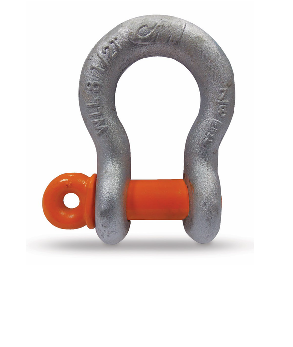 3/8" 1 ton Screw Pin Carbon Anchor Shackle