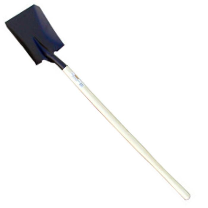 SQUARE POINT SHOVEL with ASH HANDLE