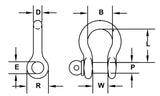 CM Alloy Screw Pin Anchor Shackles